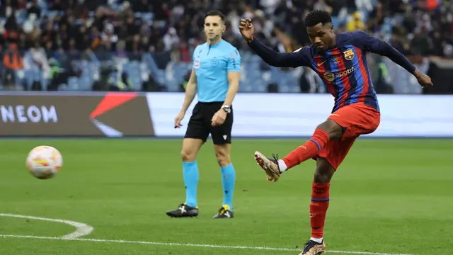 Foto: Barcelona Singkirkan Betis Lewat Adu Penalti, El Clasico Dipastikan Mentas di Final Piala Super Spanyol 2022 / 2023