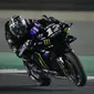 Pembalap Monster Energy Yamaha, Maverick Vinales, memenangi balapan MotoGP Qatar di Sirkuit Losail, Senin (29/3/2021) dini hari WIB. (Twitter/Monster Energy Yamaha)