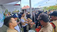 Safari Ramadan BUMN 2023 PT Angkasa Pura II, di sekitar area Bandara Internasional Soekarno Hatta, Kamis (6/4/2023)