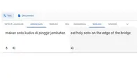 Terjemahan Google Translate Nyeleneh. (Sumber: Brilio.net)
