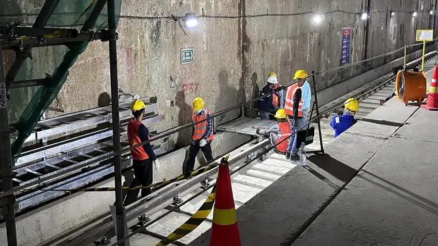 Menelusuri Stasiun MRT Monas pada Rabu (22/7/2026). (Liputan6.com/Winda Nelfira).