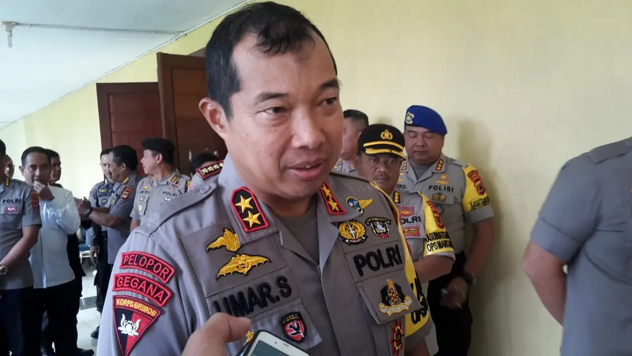 Kapolda Sulsel Irjen Pol Umar Septono perintahkan personil jajarannya tak berpesta pora di malam pergantian tahun (Liputan6.com/ Eka Hakim)