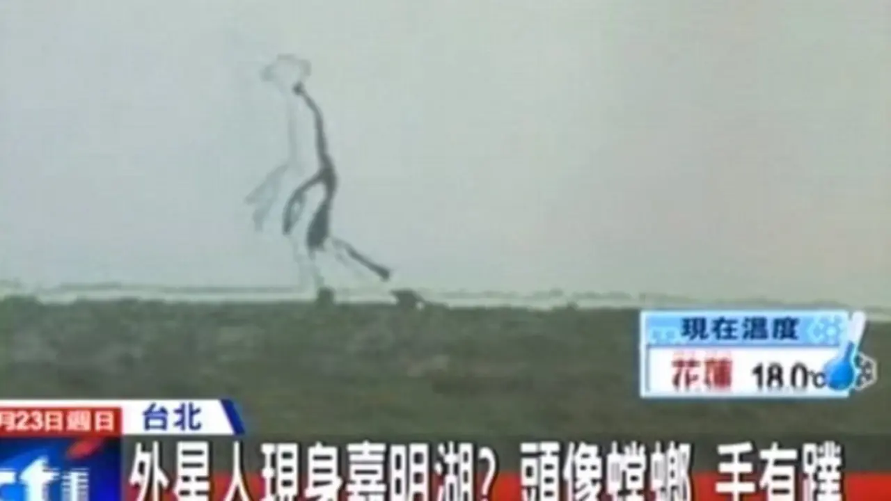 Penampakan Makhluk Setinggi 2,5 Meter di Taiwan, Alien?