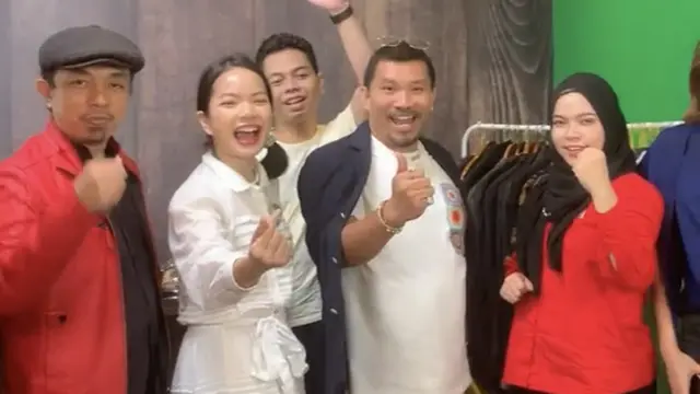 Aksi Marsha Siagian dan Mongol menjadi host Lelang Solidaritas di TikTok