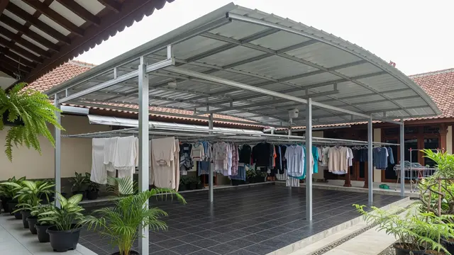 6 Pilihan Atap Jemuran yang Tidak Bikin Area Tambah Panas, Rumah Tetap Sejuk