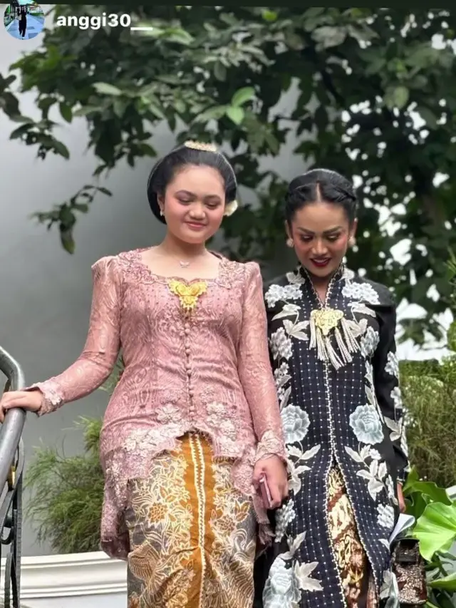 Amora Lemos berkebaya (Instagram/krisdayantilemos)