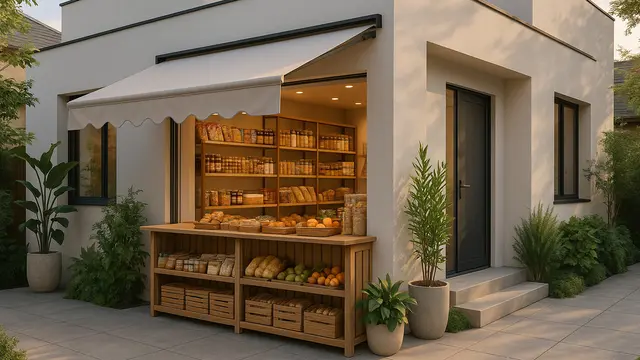 Model Warung Sembako Kekinian di Rumah