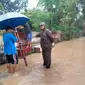 Banjir kembali merendam Desa Bojongkulur, Kecamatan Gunungputri, Kabupaten Bogor (Achmad Sudarno)