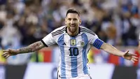 Tidak mengherankan bahwa Lionel Messi adalah pemain Argentina yang paling aktif tampil di Piala Dunia. Messi melakukan debut untuk Argentina pada 2005 tetapi baru meraih trofi pertamanya bersama Argentina tahun lalu dengan menjuarai Copa America. (AFP/Andres Kudacki)