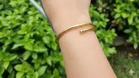 8 Gelang Emas Lilit Polos 24 Karat Cocok Disimpan Jangka Panjang, Elegan