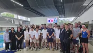Prancis Latihan di Jakarta Jelang Kejuaraan Dunia Akuatik 2025 di Singapura