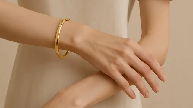 Model Gelang Emas Motif untuk Tangan Kecil/via ChatGPT