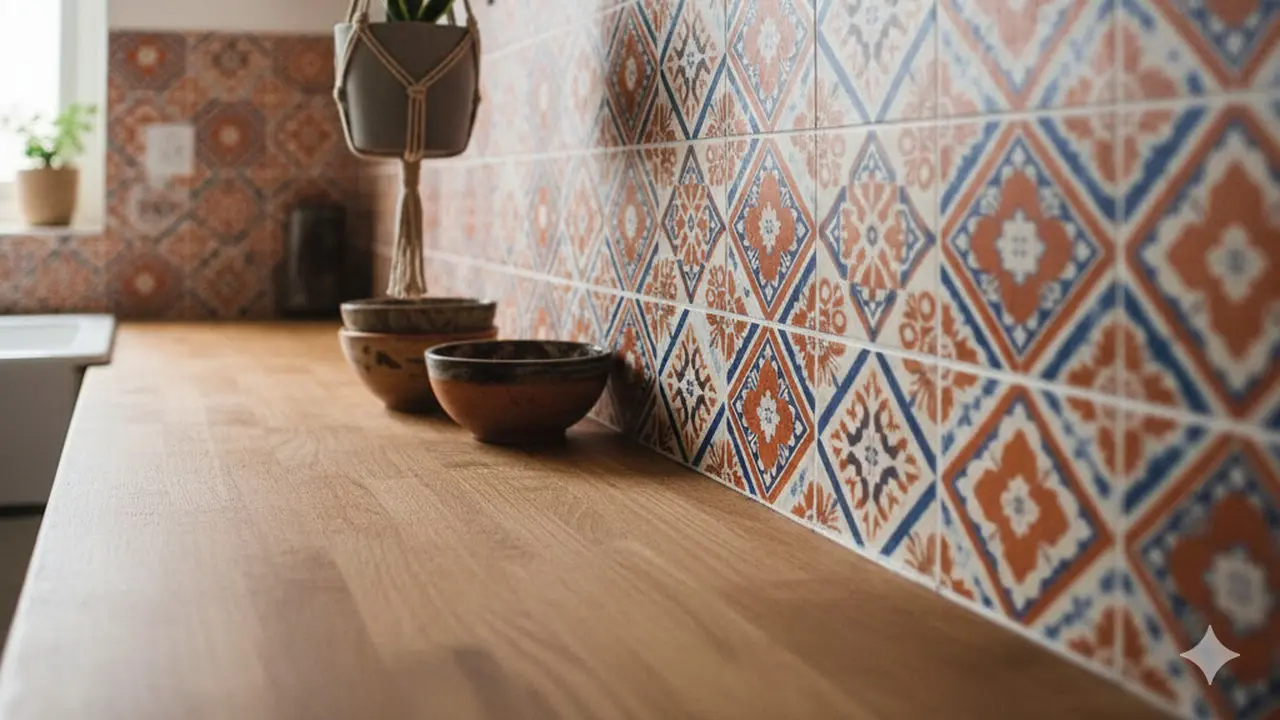 Desain Dapur Rumah Sederhana Gaya Bohemian