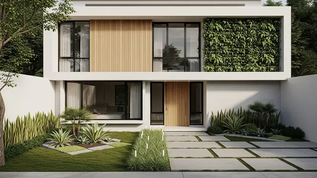 Gambar Rumah Minimalis Tampak Depan Terbaru 2025/Ilustrasi AI