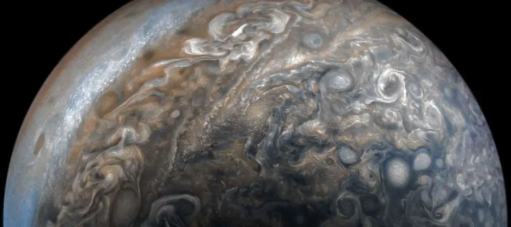Penampakan baru Jupiter. (NASA/David Marriott)