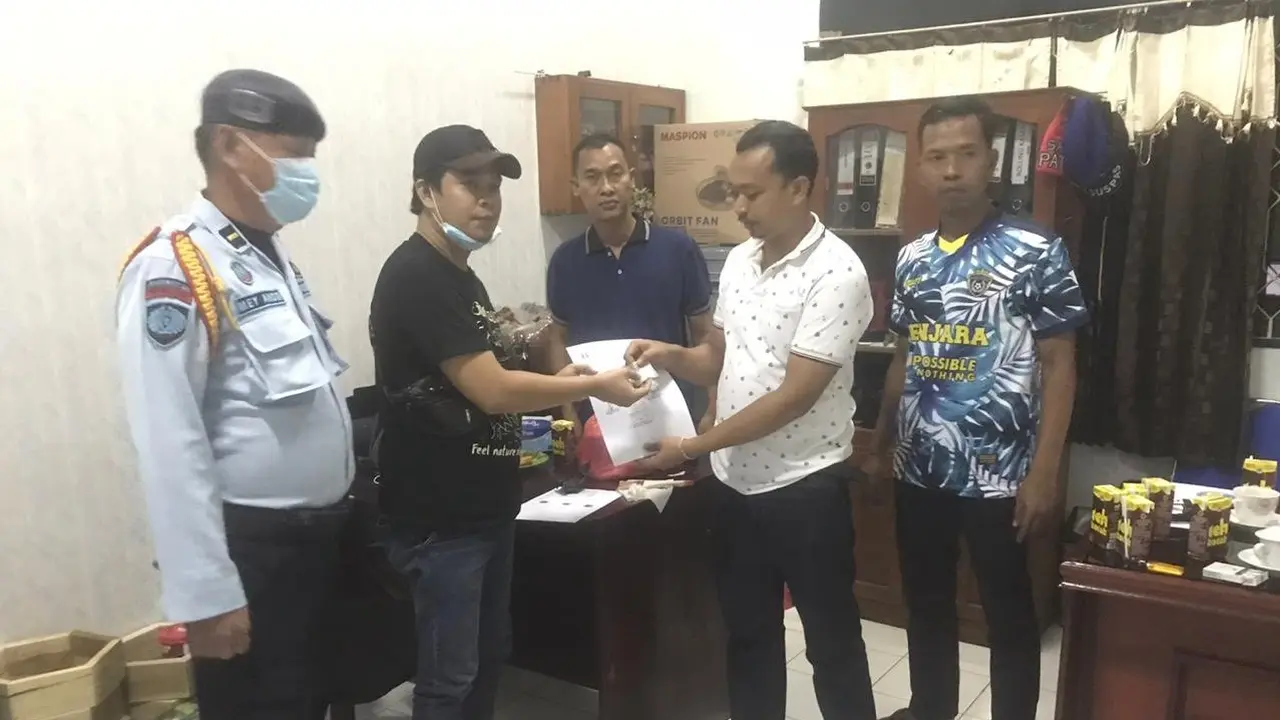 Petugas Lapas Kelas IIB Sampit menggagalkan penyelundupan sabu seberat 7,5 gram, Minggu (1/11/2020).