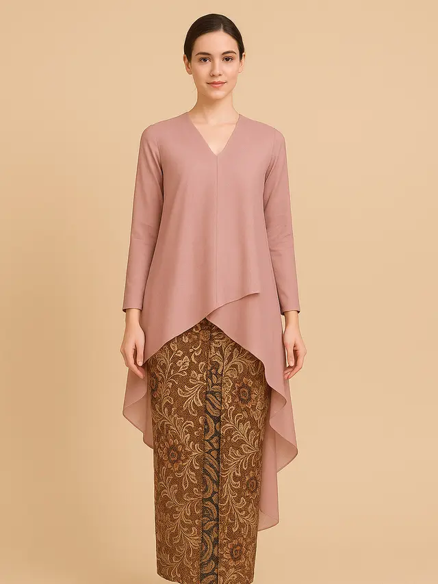 Kebaya Layer Asimetris