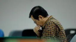 Dalam sidang tersebut, Sudjadnan Parnohadiningrat divonis dua tahun enam bulan penjara dan denda Rp100 juta subsider dua bulan kurungan, Jakarta, Rabu, (23/7/14) (Liputan6.com/ Miftahul Hayat)