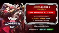 Jangan Lewatkan Keseruan Live Streaming Vidio Community Cup Season 4 : Mobile Legends Series 8 di Vidio
