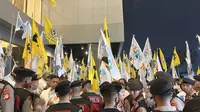 Debat Kedua Pilgub Jakarta, Pendukung Ridwan Kamil-Suswono Padati Beach City Stadium Ancol