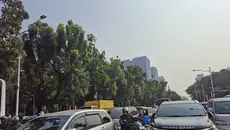 Kondisi Terkini Lalu Lintas Sekitar Monas saat Pesta Rakyat HUT RI