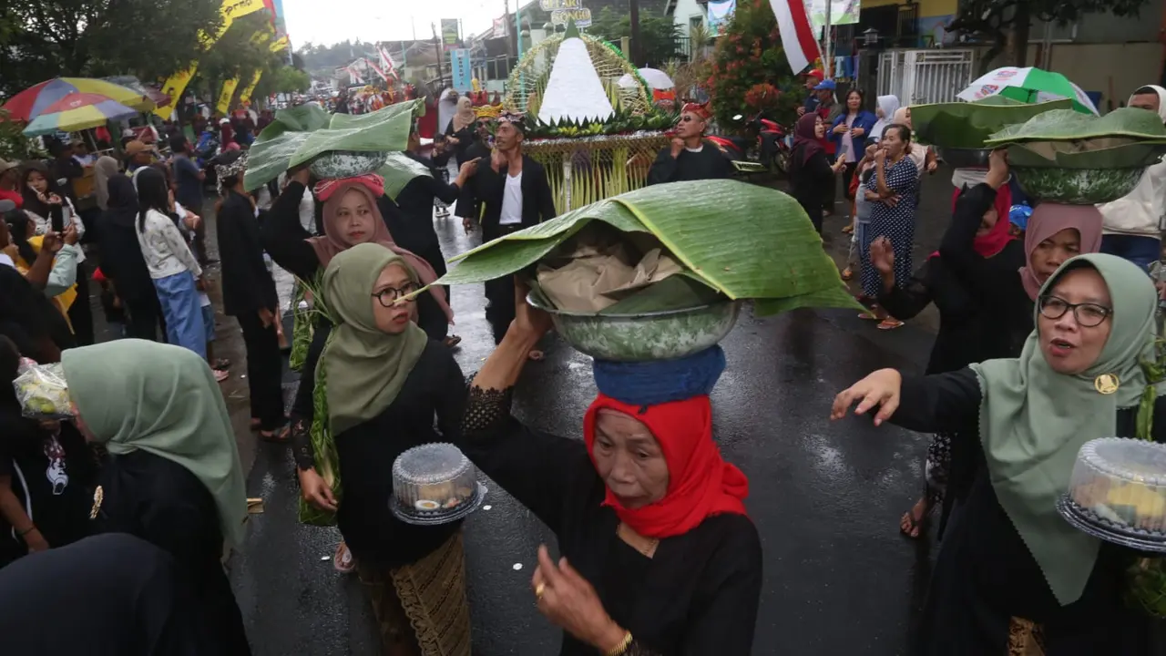 Ritual ada Gelar Songo Desa Glagah Banyuwangi. (Hermawan/Liputan6.com)