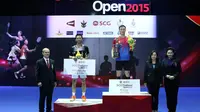 Tunggal putra Indonesia Ihsan Maulana Mustofa harus puas menjadi runner-up Thailand Open Grand Prix Gold 2015, Minggu (4/10/2015). (Liputan6.com/Humas PP PBSI)