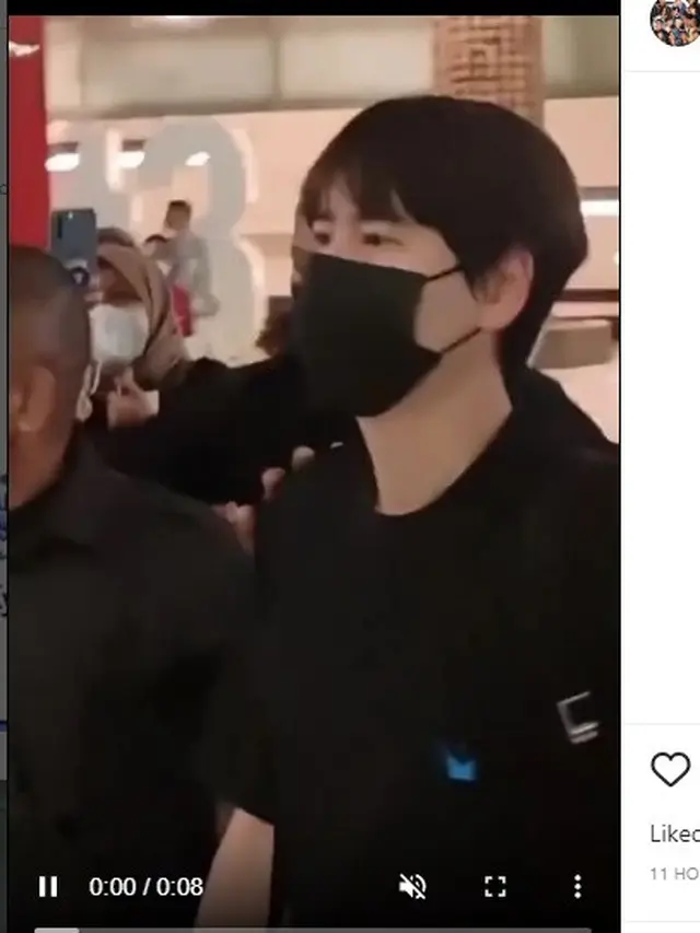 Kyuhyun Super Junior Tiba di Jakarta (Foto: Instagram @suju.diary)