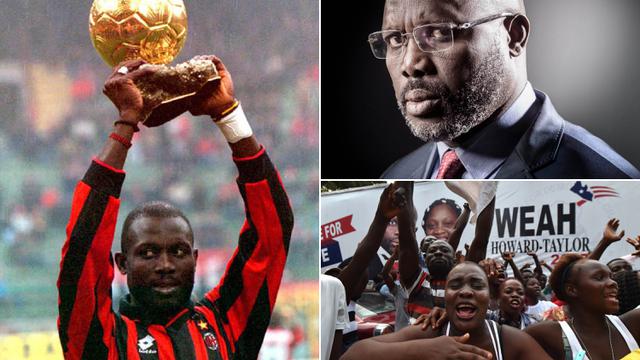 FOTO: George Weah, Legenda AC Milan yang Menjadi Presiden Liberia