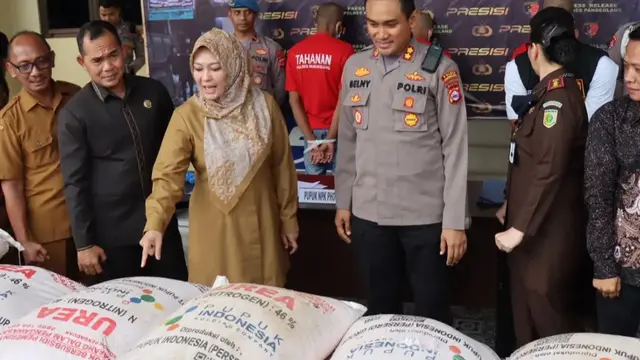 Pupuk Indonesia Putus Kontrak Distributor Nakal. (Dokumentasi Polres Pandeglang).