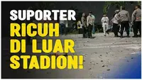Berita Video, suporter ricuh di laga Dewa Untied Vs Persib Bandung pada Minggu (26/11/2023)
