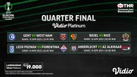 Jadwal 8 Besar UEFA Conference League di Vidio, 13-14 April: Gent vs West Ham