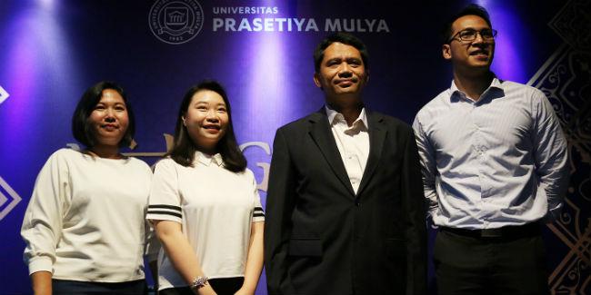 Para pengisi acara Media Gathering Universitas Prasetiya Mulya 'Talkshow with Our Successful Alumni and Students'/Imogen PR