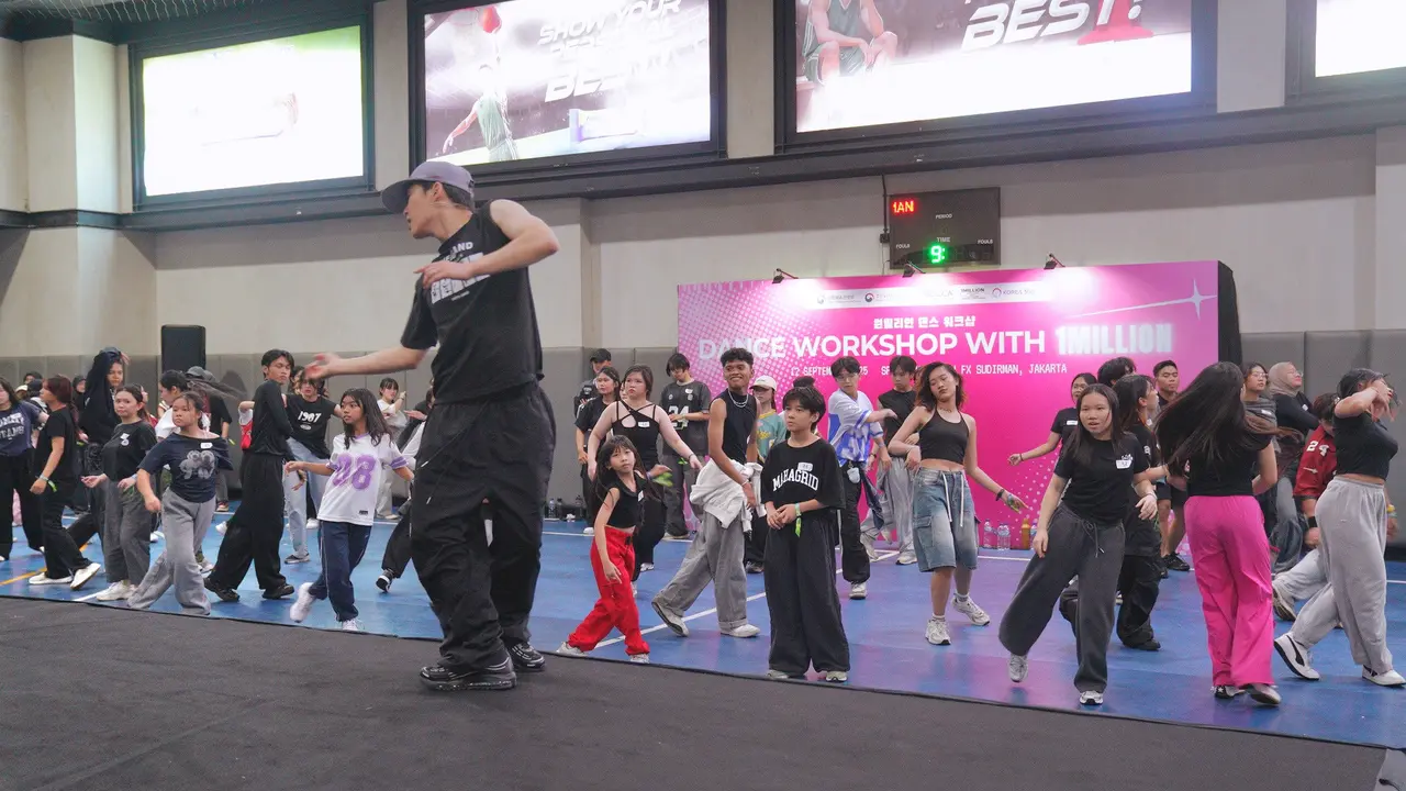 Workshop 1MILLION Dance Studio. (Foto dok. Korean Cultural Center Indonesia)