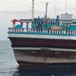 Kapal nelayan yang terdampar di Aceh (Dok. Imigrasi)