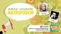 Live Streaming #FridayTalk Bersama @nukman Soal "Hate Speech"