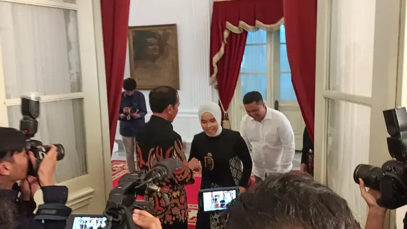 Putri Ariani diundang Presiden Joko Widodo (Jokowi) ke Istana Merdeka, Jakarta, Rabu (14/6) (Istimewa)