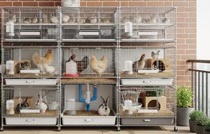 Model Peternakan Urban Farming Multi-Hewan di Lahan Kecil/AI