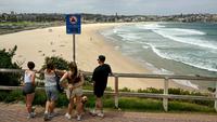 Suasana Pantai Bondi Sydney Australia Pasca Penembakan Massal