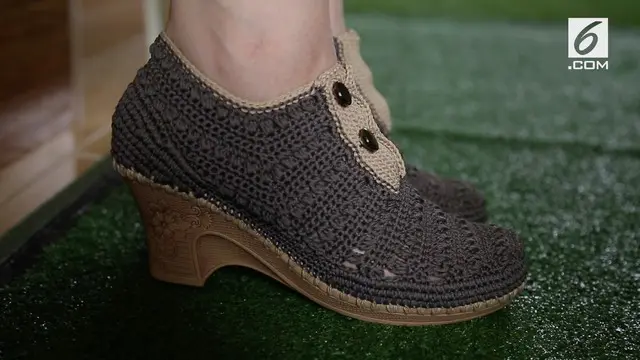 VIDEO: Sepatu Rajut Onadi, Berawal dari Iseng