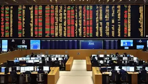 Ilustrasi bursa saham Asia (Foto by AI)