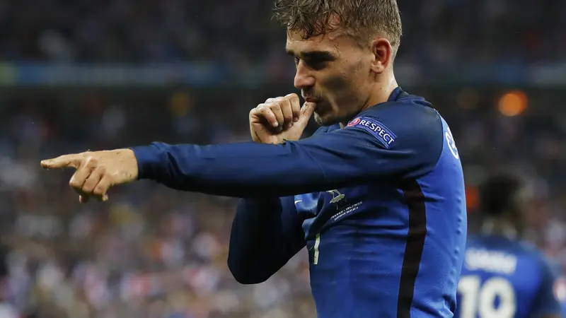 Striker Timnas Prancis Antoine Griezmann (Reuters)