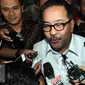 Gubernur Banten Rano Karno saat diwawancara wartawan. (Liputan6.com/Helmi Afandi)