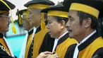 Ketua Mahkamah Agung (MA) Hatta Ali melantik 4 hakim agung baru di Gedung Sekretarian MA, Jakarta, Selasa (21/10/2014) (Faizal Fanani)
