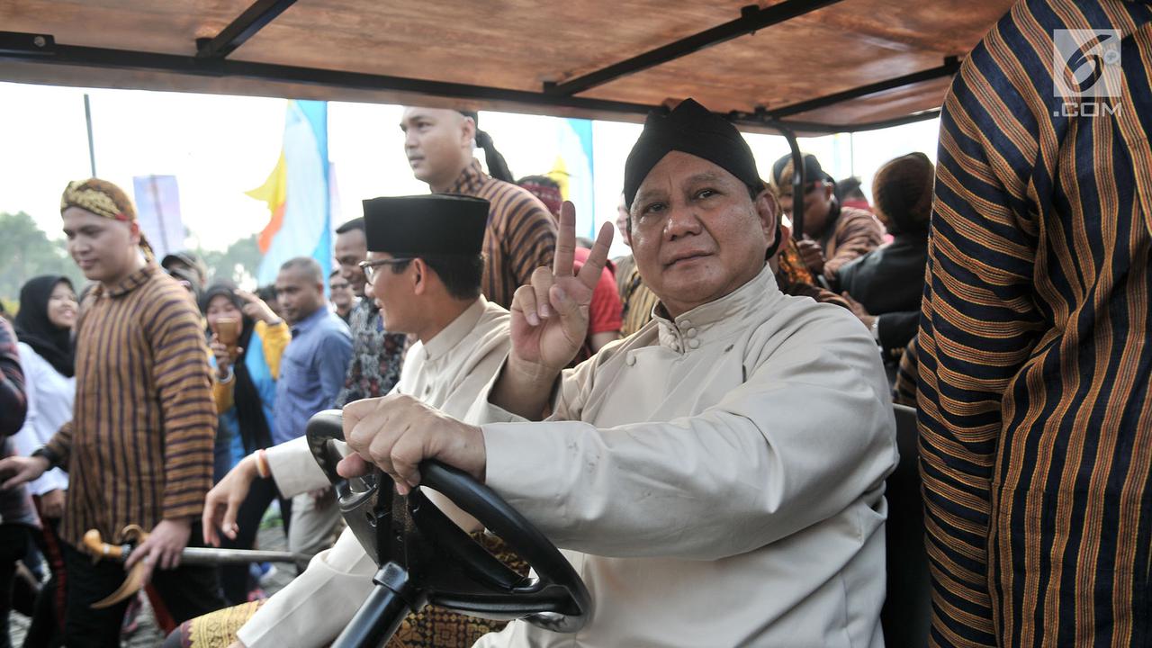 Kemeriahan Pawai Deklarasi Kampanye Damai Pemilu 2019