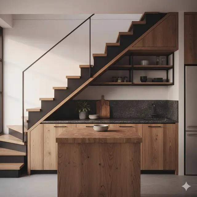 Model Dapur Minimalis Bawah Tangga