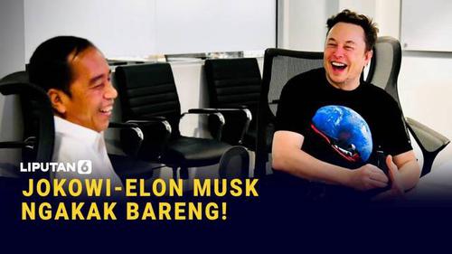 VIDEO: Ketemu Jokowi, Elon Musk Cuma Pakai Kaos Oblong!
