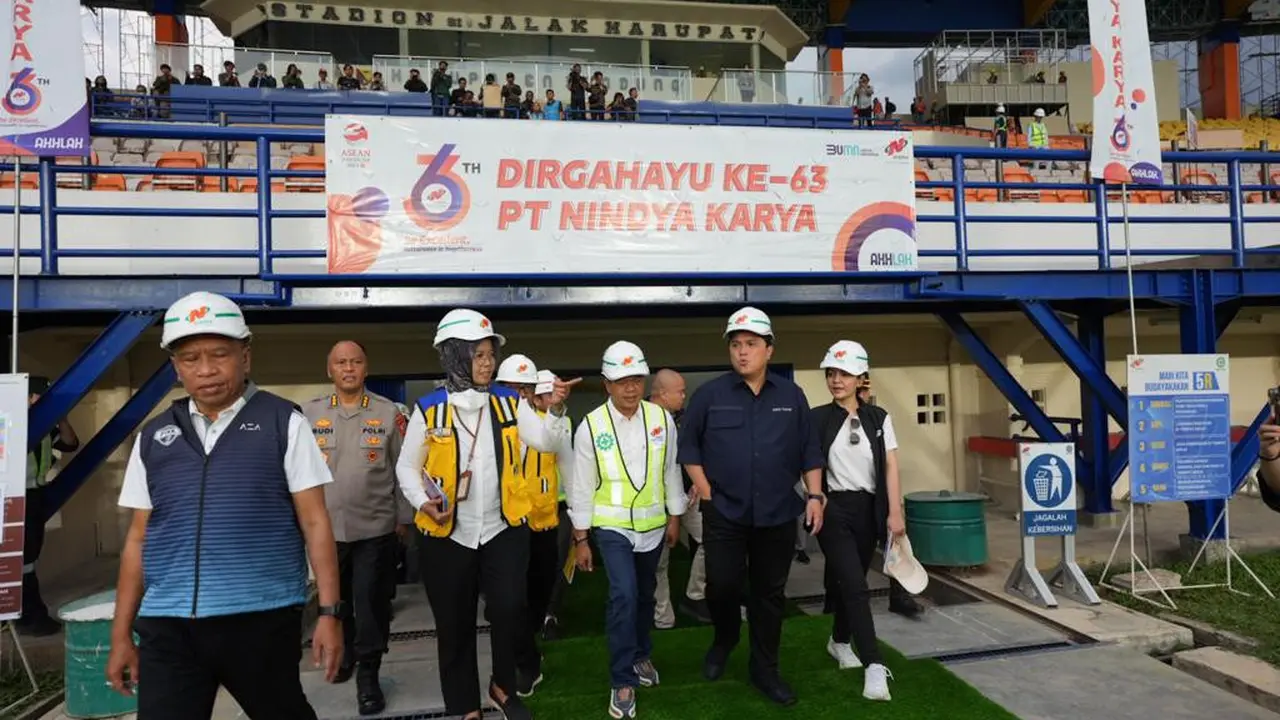 Erick Thohir Kunjungi Stadion Si Jalak Harupat