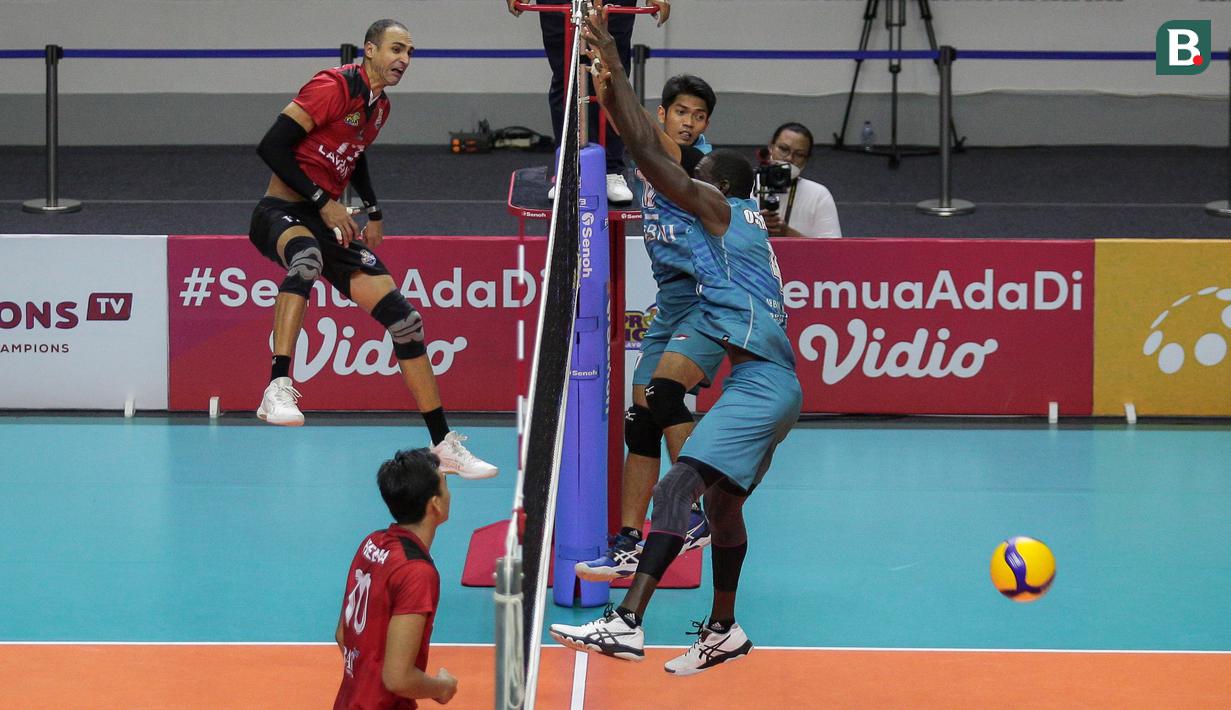 Bogor LavAni sudah tampil meyakinkan sejak set pertama. Tim pendatang baru binaan Presiden RI periode 2004-2014, SBY itu memetik kemenangan meyakinkan 3-1. (Bola.com/Bagaskara Lazuardi)