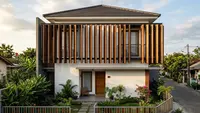 6 Model Sun Shading di Fasad Rumah untuk Mengurangi Sinar Matahari Langsung